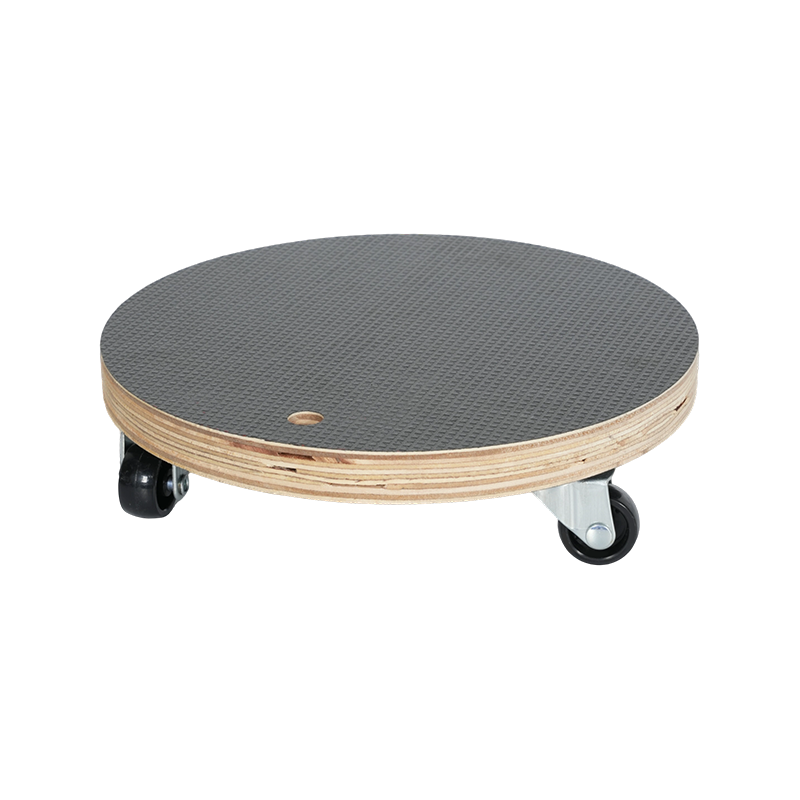 Waterproof Multi-Layer Board Round Dolly with 1-inch PP Wheels