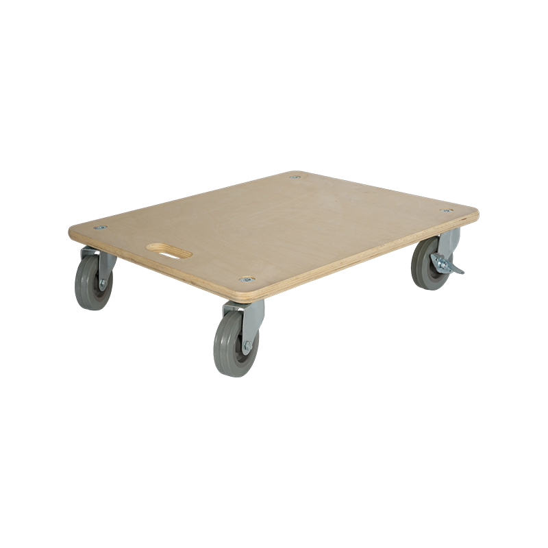 PVC-Wheeled Multi-Layer Board Dolly with 2 Braking Wheels