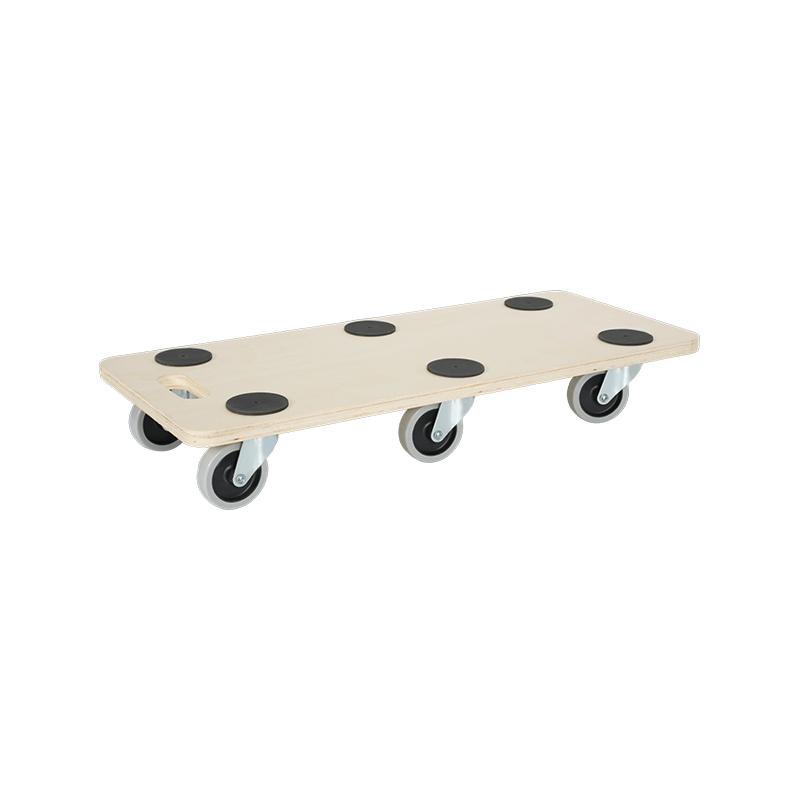 Multi-Layer Board Dolly with 6 3-inch PE Wheels