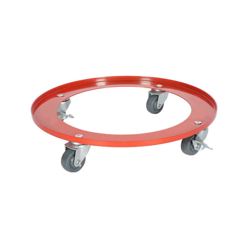 Round Metal Drum Gas Cylinder Dolly with 50mm TPR Wheels