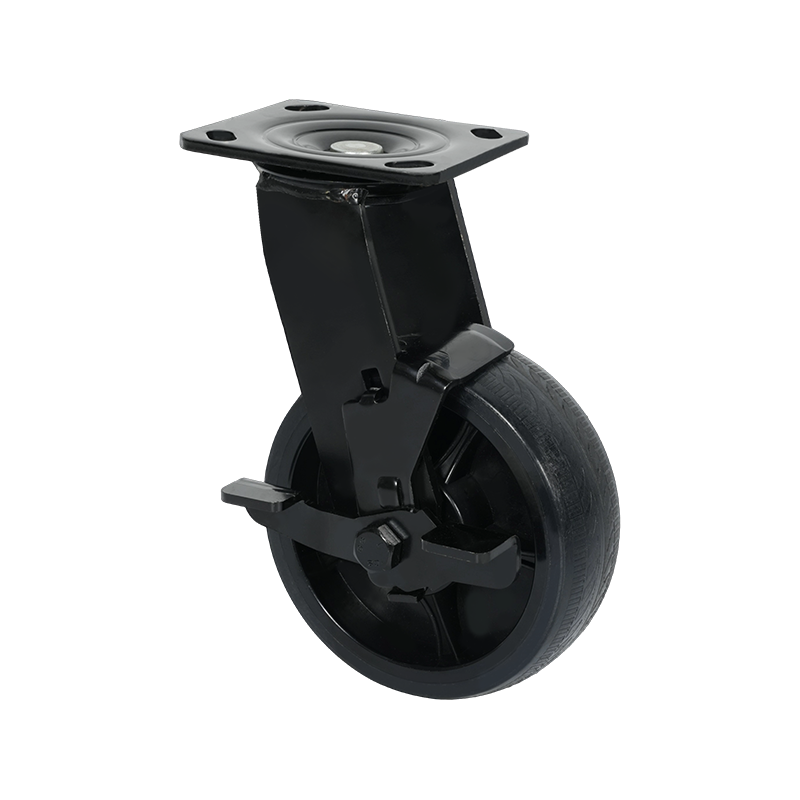 6-inch Swivel Service Cart PA Caster Wheel with Brake