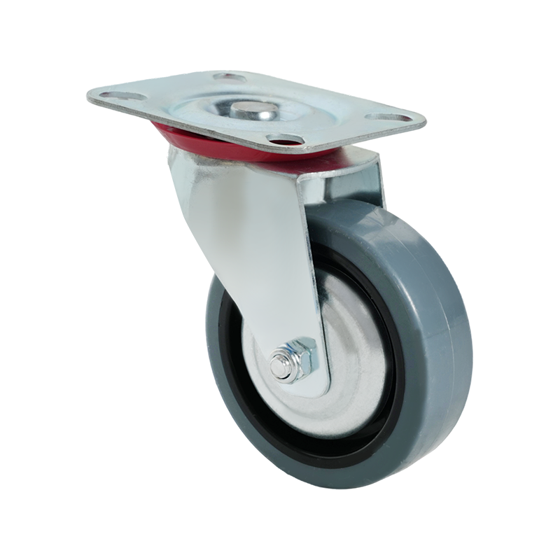 3-inch Swivel TPR Gray Caster Wheel