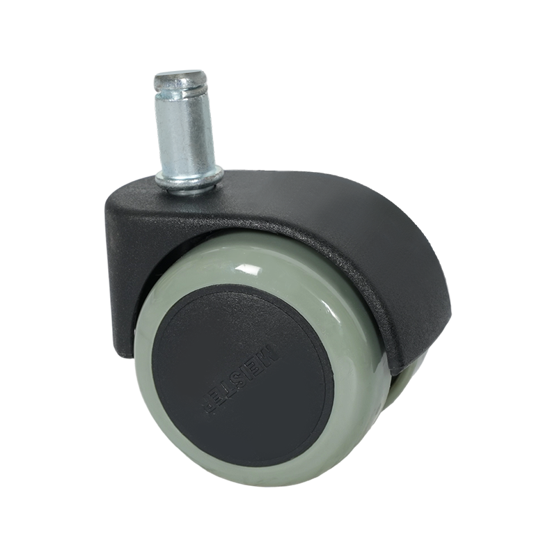 50MM Plug-In Rod PU Gray Furniture Caster Wheel