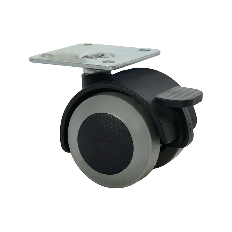 40MM Flat TPR Furniture Caster Wheel with Brake